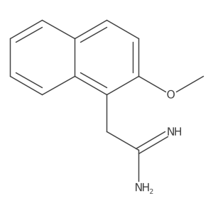 2-(2-Methoxynaphthalen-1-yl)ethanimidamide结构式