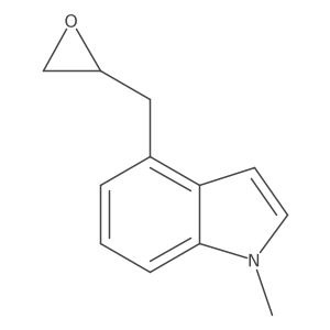 1-methyl-4-[(oxiran-2-yl)methyl]-1H-indole Structure