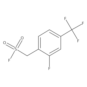 [2-Fluoro-4-(trifluoromethyl)phenyl]methanesulfonyl fluoride结构式