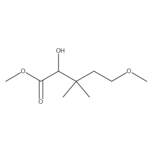 Methyl 2-hydroxy-5-methoxy-3,3-dimethylpentanoate Structure