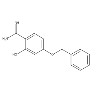 4-(Benzyloxy)-2-hydroxybenzene-1-carboximidamide Structure