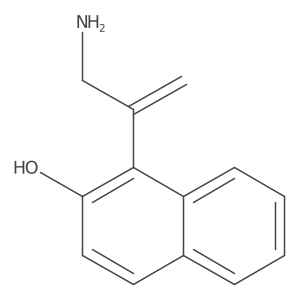 1-(3-Aminoprop-1-en-2-yl)naphthalen-2-ol Structure