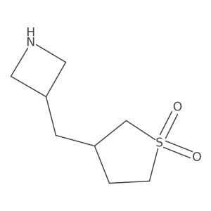 3-[(Azetidin-3-yl)methyl]-1lambda6-thiolane-1,1-dione Structure