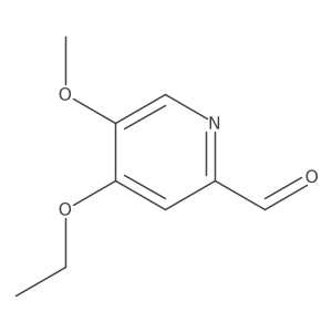 4-Ethoxy-5-methoxy-2-pyridinecarboxaldehyde Structure