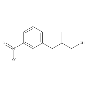 (2S)-2-Methyl-3-(3-nitrophenyl)propan-1-ol Structure