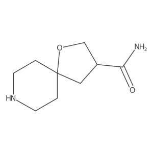 1-Oxa-8-azaspiro[4.5]decane-3-carboxamide结构式