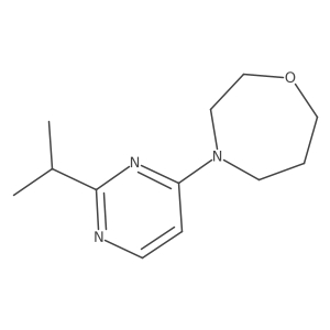 4-(2-Isopropylpyrimidin-4-yl)-1,4-oxazepane Structure
