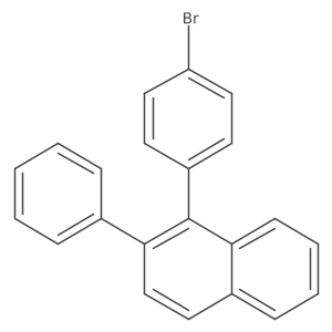 1-(4-Bromophenyl)-2-phenylnaphthalene Structure