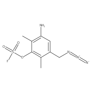 3-Amino-5-(azidomethyl)-2,6-dimethylphenyl sulfurofluoridate Structure