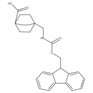 4-[({[(9H-fluoren-9-yl)methoxy]carbonyl}amino)methyl]bicyclo[2.2.2]octane-1-carboxylic acid结构式