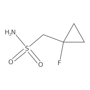 (1-Fluorocyclopropyl)methanesulfonamide Structure