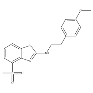 4-methanesulfonyl-N-[2-(4-methoxyphenyl)ethyl]-1,3-benzothiazol-2-amine Structure