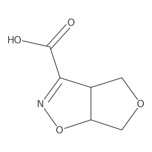 (3As,6aS)-3a,4,6,6a-tetrahydrofuro[3,4-d][1,2]oxazole-3-carboxylic acid Structure