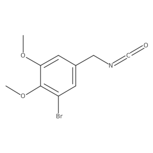 1-bromo-5-(isocyanatomethyl)-2,3-dimethoxy-benzene Structure
