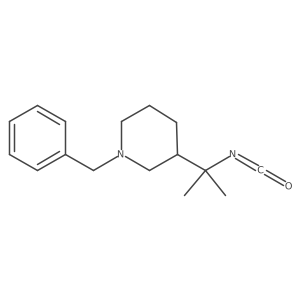 1-Benzyl-3-(2-isocyanatopropan-2-yl)piperidine结构式