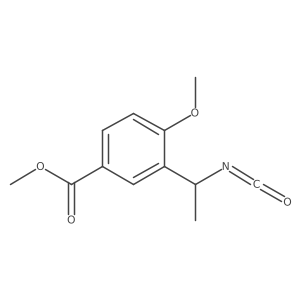 Methyl 3-(1-isocyanatoethyl)-4-methoxybenzoate Structure