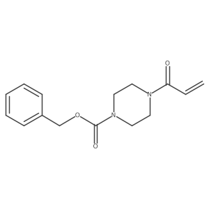 Benzyl 4-(prop-2-enoyl)piperazine-1-carboxylate结构式