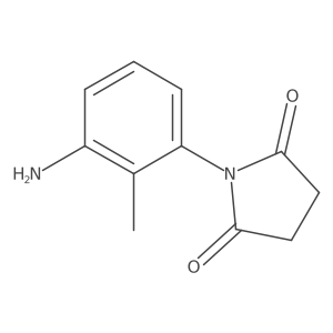 1-(3-Amino-2-methylphenyl)pyrrolidine-2,5-dione Structure