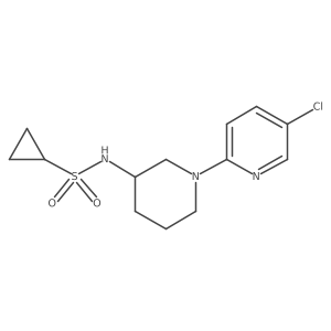 N-[1-(5-chloropyridin-2-yl)piperidin-3-yl]cyclopropanesulfonamide Structure