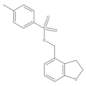 (2,3-Dihydro-1-benzofuran-4-yl)methyl 4-methylbenzene-1-sulfonate Structure