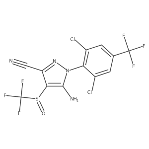 (R)-fipronil Structure
