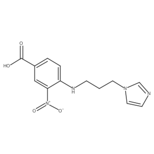 4-{[3-(1H-imidazol-1-yl)propyl]amino}-3-nitrobenzoic acid Structure