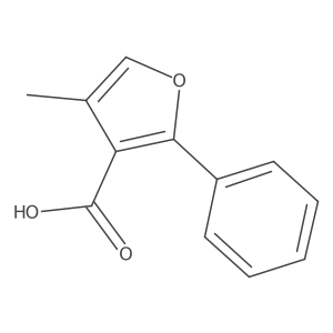 4-Methyl-2-phenylfuran-3-carboxylic acid Structure