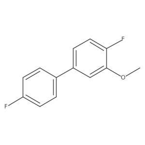 4,4'-Difluoro-3'-methoxybiphenyl结构式