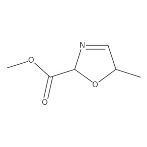 (2R,5R)-Methyl 5-methyl-2,5-dihydrooxazole-2-carboxylate结构式
