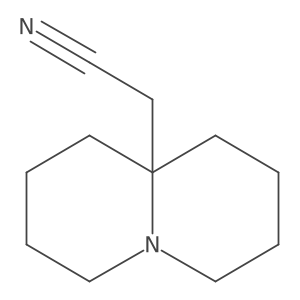 octahydro-9aH-quinolizin-9a-ylacetonitrile结构式