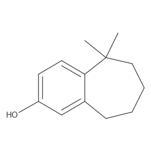 6,7,8,9-Tetrahydro-5,5-dimethyl-5H-benzocyclohepten-2-ol结构式