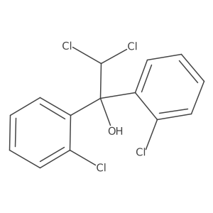 Benzhydrol, 2,2a(2)-dichloro-I+/--(dichloromethyl)- Structure