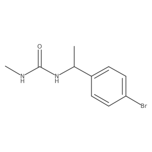 (R)-1-(1-(4-Bromophenyl)ethyl)-3-methylurea Structure