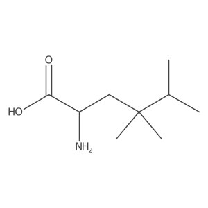 (2S)-2-amino-4,4,5-trimethylhexanoic acid Structure