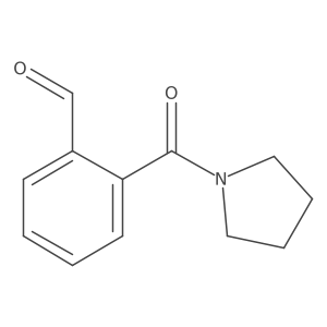 2-(Pyrrolidine-1-carbonyl)benzaldehyde结构式