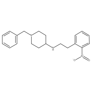 N-(2-nitrophenethyl)-1-benzylpiperidin-4-amine结构式