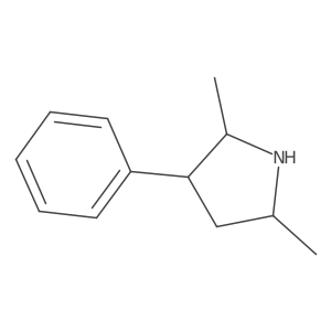 2,5-Dimethyl-3-phenyl-pyrrolidine Structure