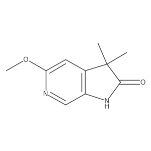 5-Methoxy-3,3-dimethyl-1H-pyrrolo[2,3-c]pyridin-2(3H)-one Structure