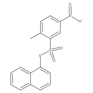 Naphthalen-1-yl 2-methyl-5-nitrobenzene-1-sulfonate Structure