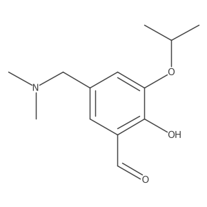 5-[(Dimethylamino)methyl]-2-hydroxy-3-isopropoxybenzaldehyde Structure