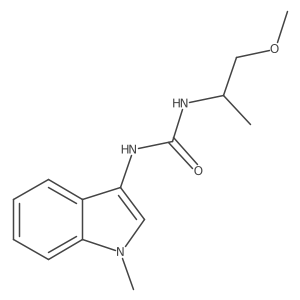 1-(1-methoxypropan-2-yl)-3-(1-methyl-1H-indol-3-yl)urea Structure