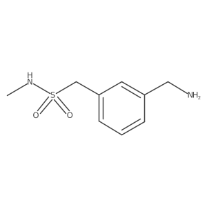 1-[3-(aminomethyl)phenyl]-N-methylmethanesulfonamide结构式
