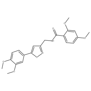 N-((5-(3,4-dimethoxyphenyl)isoxazol-3-yl)methyl)-2,4-dimethoxybenzamide Structure