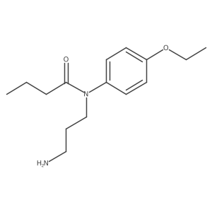 N-(3-Aminopropyl)-N-(4-ethoxyphenyl)butanamide Structure