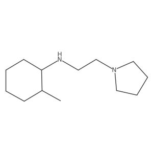 2-methyl-N-(2-pyrrolidin-1-ylethyl)cyclohexan-1-amine Structure