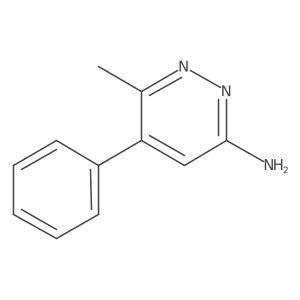 6-Methyl-5-phenylpyridazin-3-amine结构式