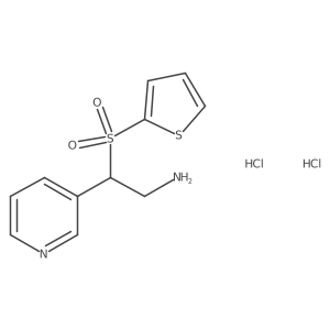 2-(Pyridin-3-yl)-2-[(thien-2-yl)sulfonyl]ethylamine dihydrochloride结构式