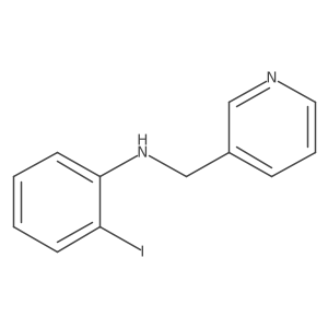 2-iodo-N-(pyridin-3-ylmethyl)aniline结构式