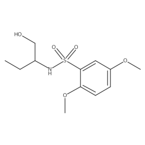 [(2,5-Dimethoxyphenyl)sulfonyl](1-ethyl-2-hydroxyethyl)amine Structure