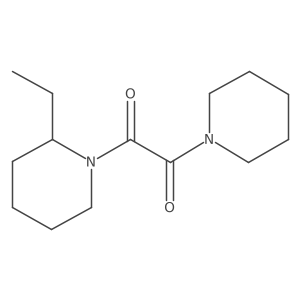 1,2-Ethanedione, 1-(2-ethyl-1-piperidinyl)-2-(1-piperidinyl)-结构式